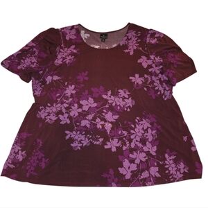 Worthington Woman Size 2X Poly/spandex Top Made In Vietnam